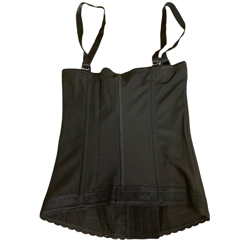 Curveez Magic Waist Trimmer Waist Trainer Shapewear Black Sz MED  CUR2213